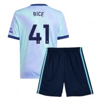 Camisa de Futebol Arsenal Declan Rice #41 Equipamento Alternativo Infantil 2024-25 Manga Curta (+ Calças curtas)